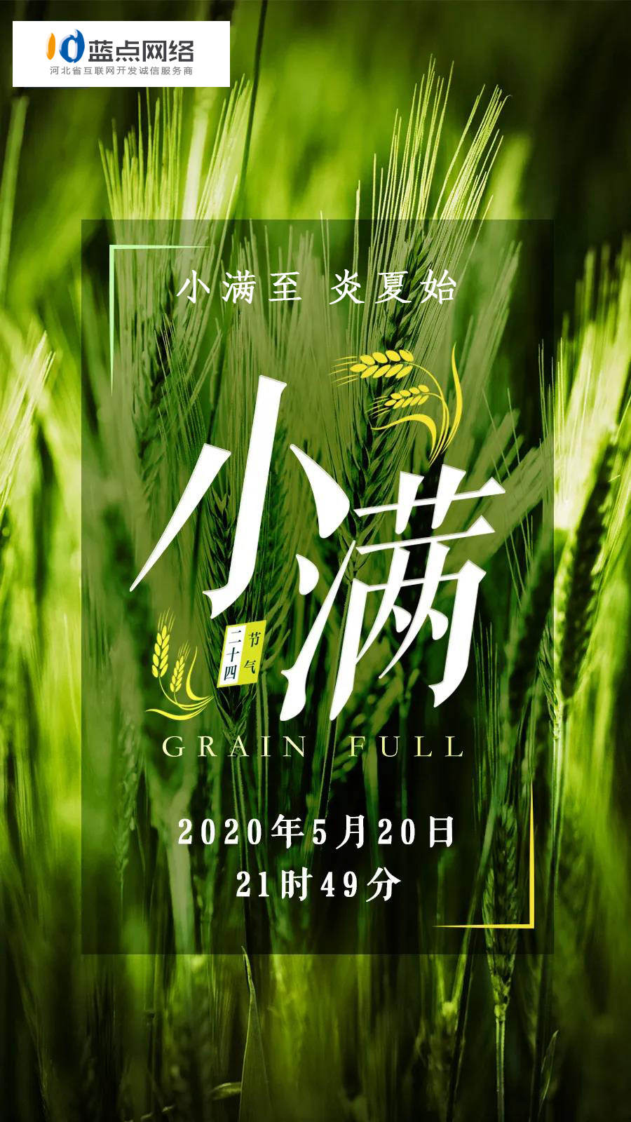 小滿至，炎夏始——二十四節氣(小滿)
